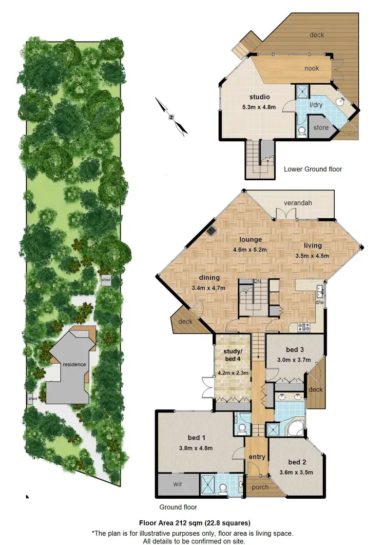 Floorplan of Homely house listing, 10 Locarno Avenue, Kallista VIC 3791