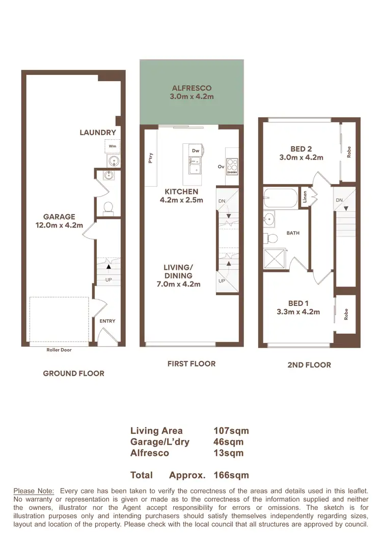 Floorplan of Homely house listing, 56 Trainer Street, St Clair SA 5011