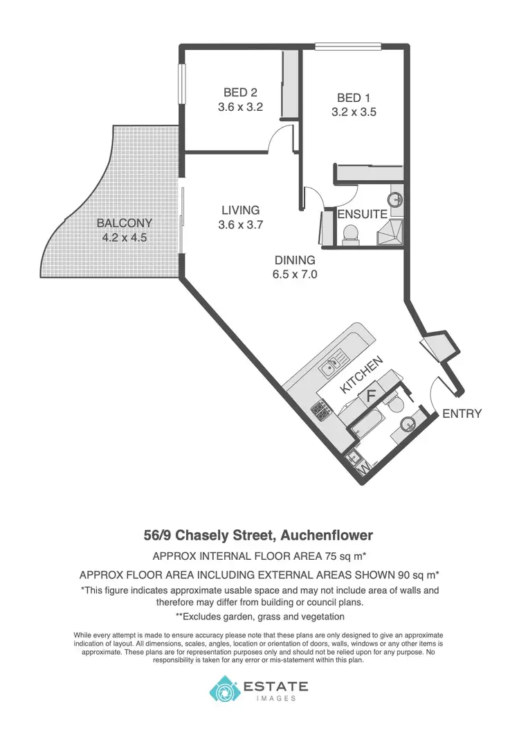 Floorplan of Homely unit listing, 56/9 Chasely Street, Auchenflower QLD 4066