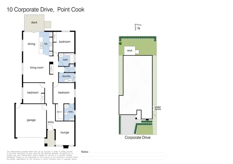 Floorplan of Homely house listing, 10 Corporate Drive, Point Cook VIC 3030