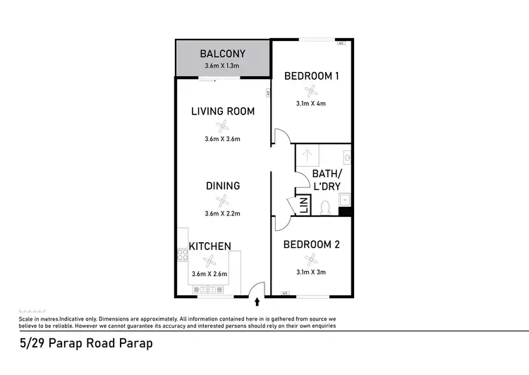 Floorplan of Homely apartment listing, 5/29 Parap Road, Parap NT 820