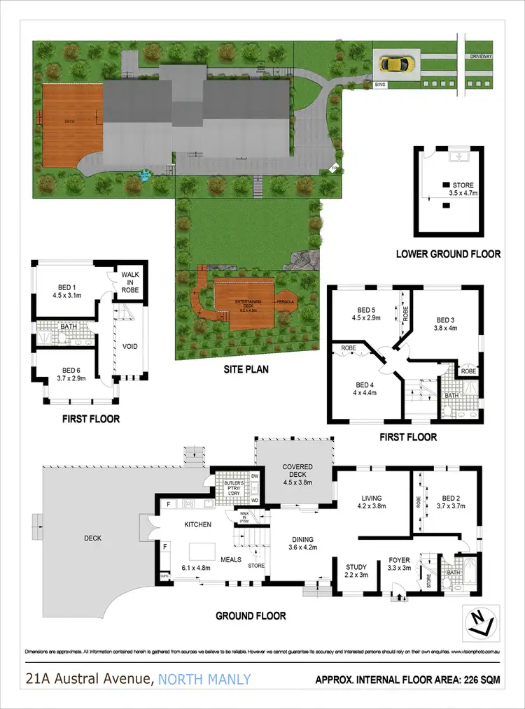 Floorplan of Homely house listing, 21A Austral Avenue, North Manly NSW 2100