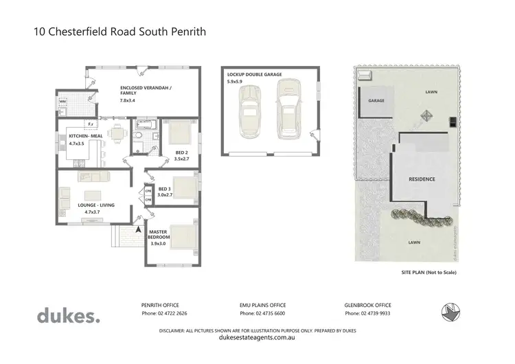 Floorplan of Homely house listing, 10 Chesterfield Road, South Penrith NSW 2750