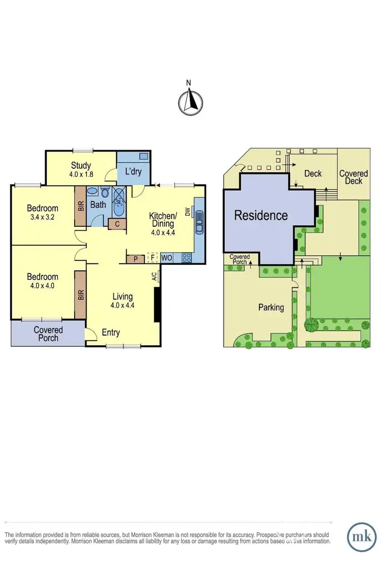 Floorplan of Homely unit listing, 1/184 Grimshaw Street, Greensborough VIC 3088