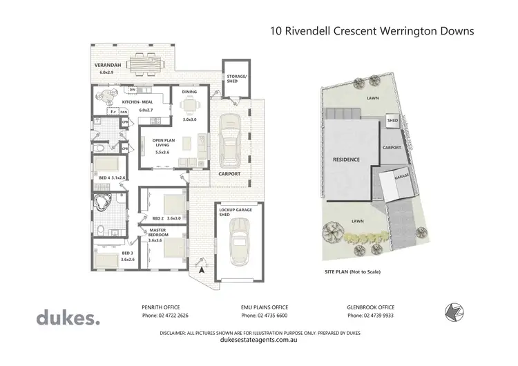 Floorplan of Homely house listing, 10 Rivendell Crescent, Werrington Downs NSW 2747