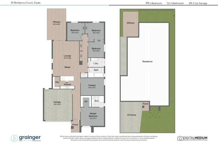 Floorplan of Homely house listing, 39 Bimberry Circuit, Clyde VIC 3978