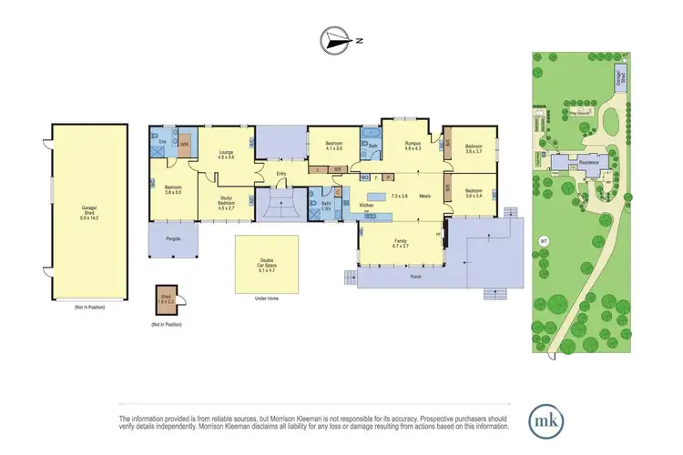 Floorplan of Homely house listing, 385 Seventh Avenue, Eden Park VIC 3757