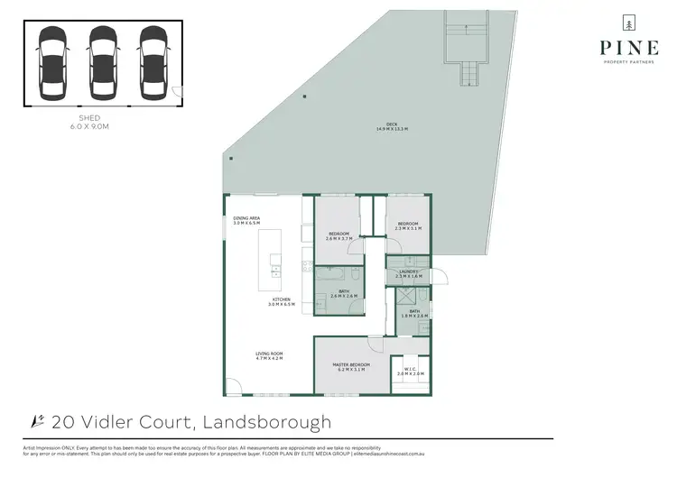 Floorplan of Homely house listing, 20 Vidler Court, Landsborough QLD 4550