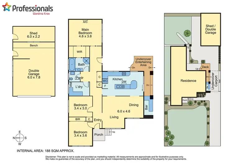 Floorplan of Homely house listing, 9 English Avenue, Scoresby VIC 3179