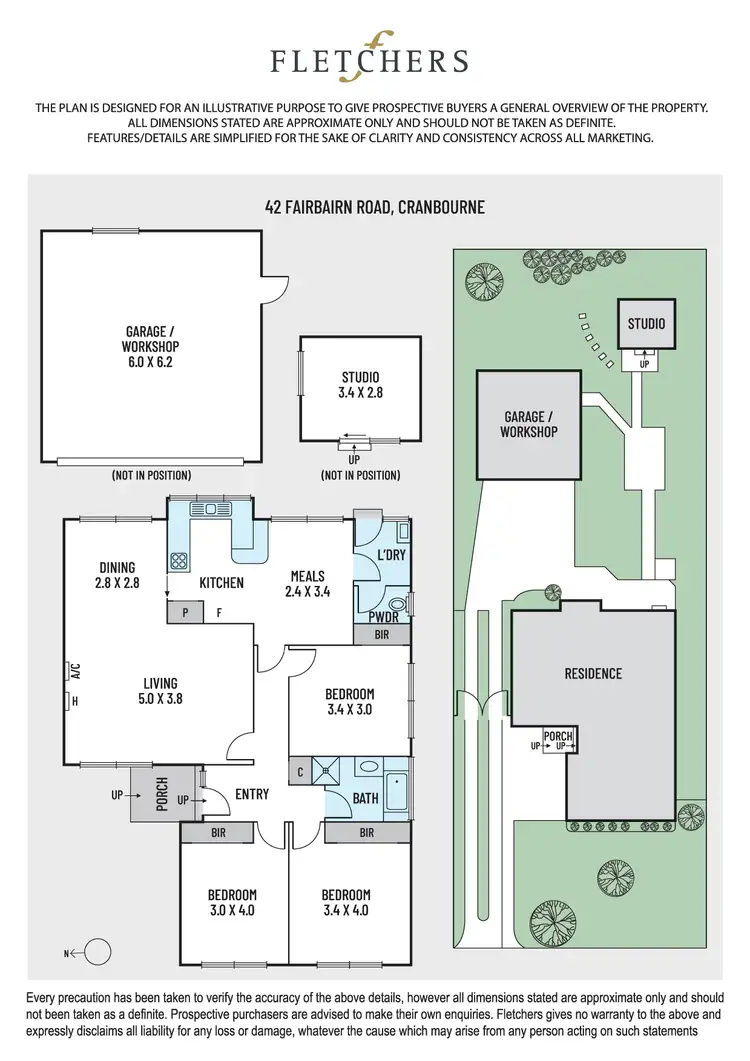 Floorplan of Homely house listing, 42 Fairbairn Road, Cranbourne VIC 3977