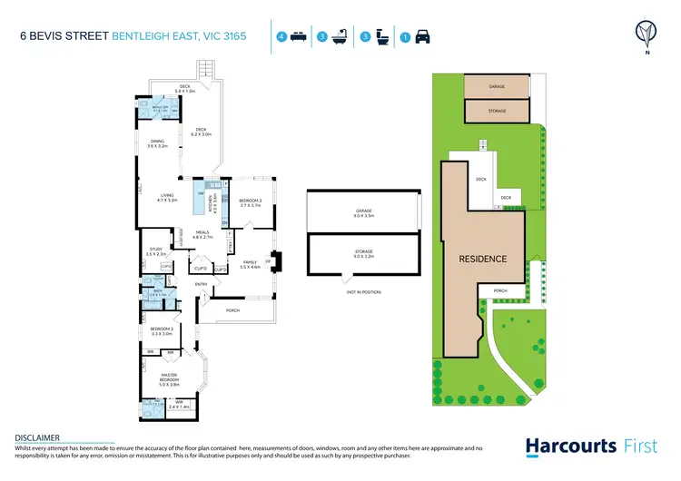 Floorplan of Homely house listing, 6 Bevis Street, Bentleigh East VIC 3165