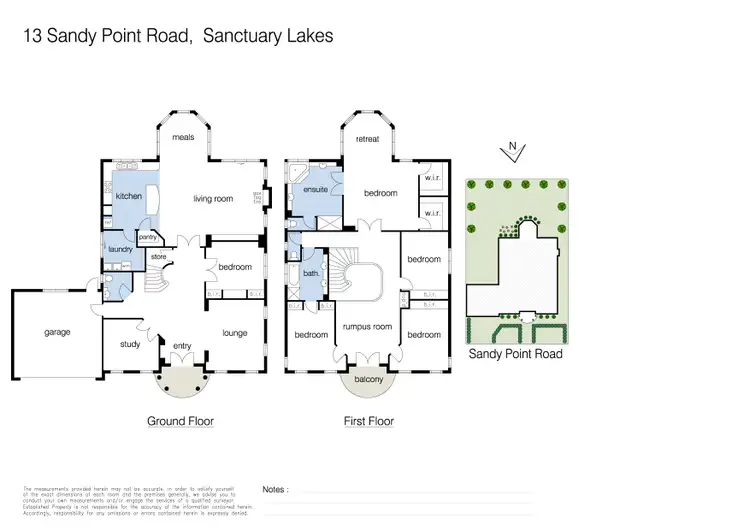 Floorplan of Homely house listing, 13 Sandy Point Road, Sanctuary Lakes VIC 3030