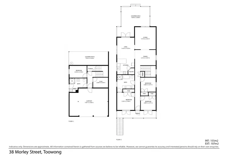 Floorplan of Homely house listing, 38 Morley Street, Toowong QLD 4066