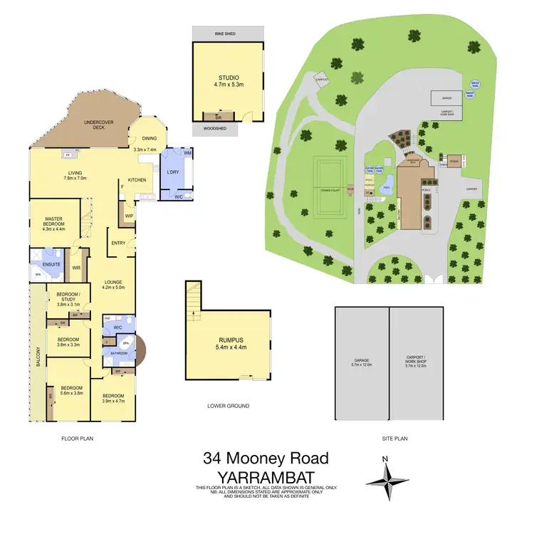 Floorplan of Homely house listing, 34 Mooney Road, Yarrambat VIC 3091