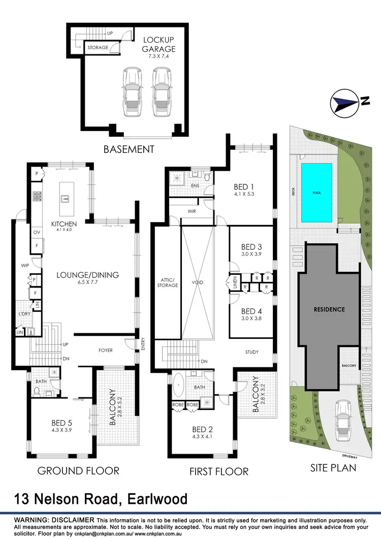 Floorplan of Homely house listing, 13 Nelson Road, Earlwood NSW 2206