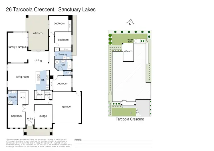 Floorplan of Homely house listing, 26 Tarcoola Crescent, Sanctuary Lakes VIC 3030