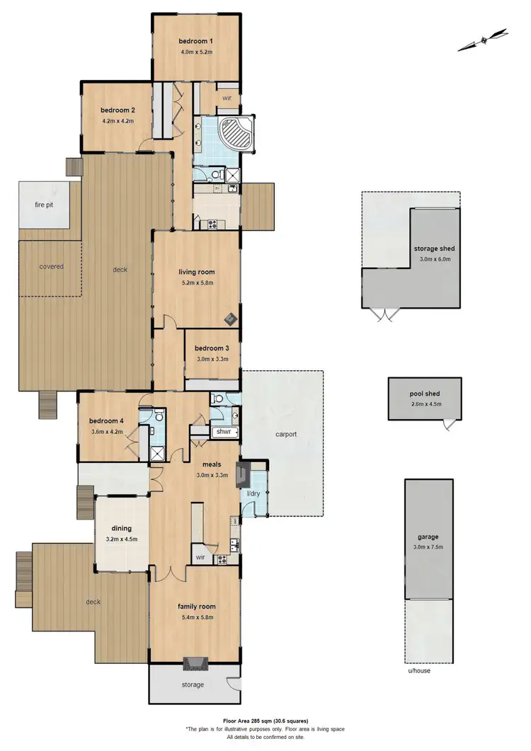 Floorplan of Homely house listing, 9 Mt Erin Road, Ferny Creek VIC 3786