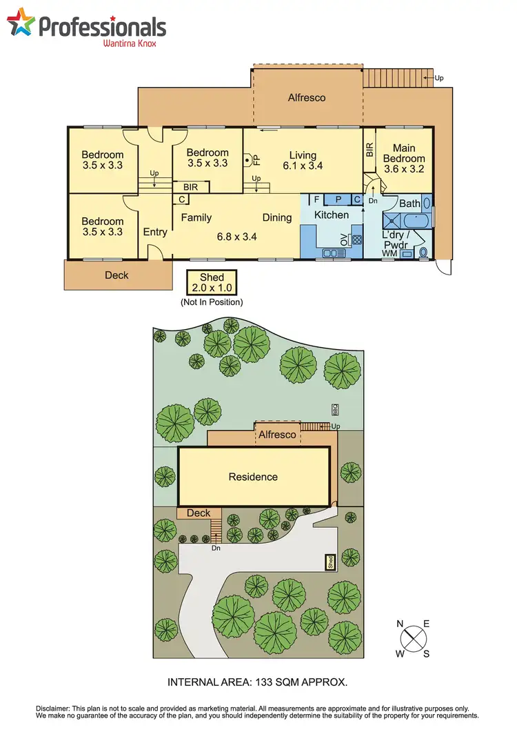 Floorplan of Homely house listing, 44 Francis Crescent, Ferntree Gully VIC 3156
