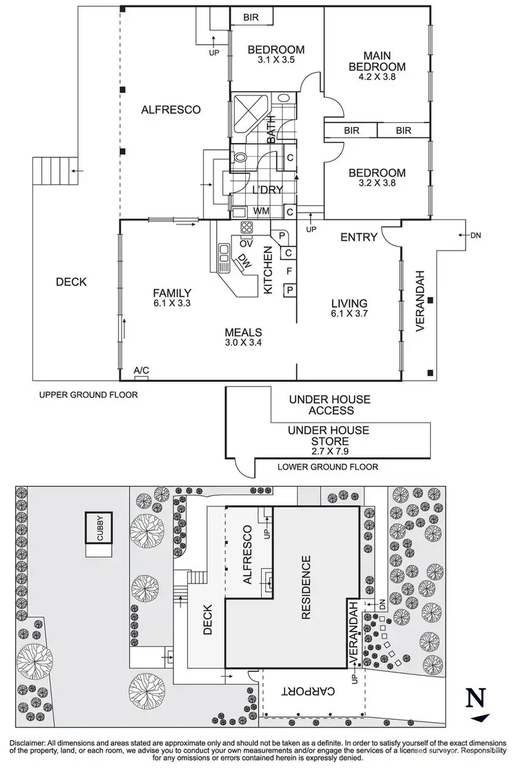 Floorplan of Homely house listing, 11 Tower Drive, Briar Hill VIC 3088