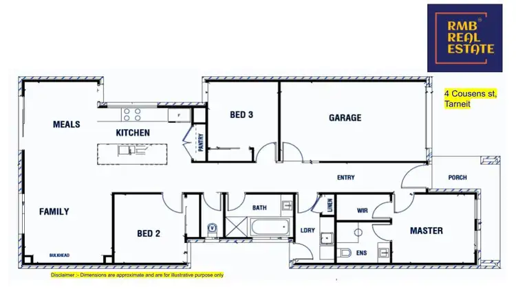 Floorplan of Homely house listing, 4 Cousens Street, Tarneit VIC 3029