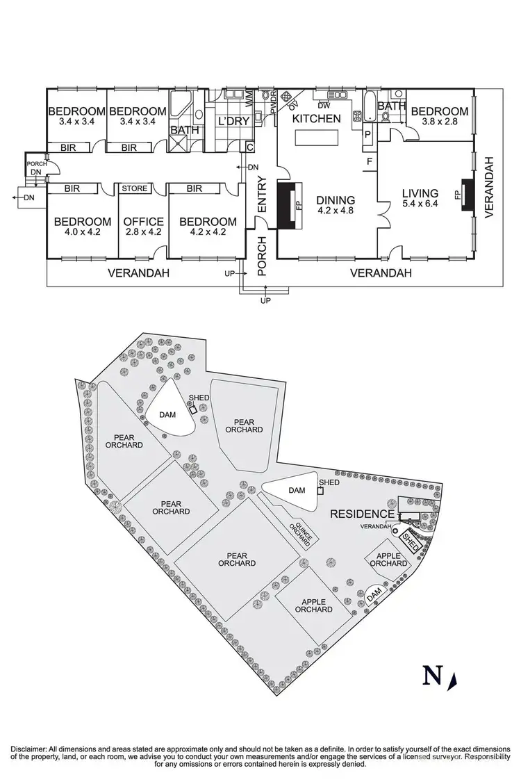 Floorplan of Homely house listing, 180 Cherry Tree Road, Panton Hill VIC 3759