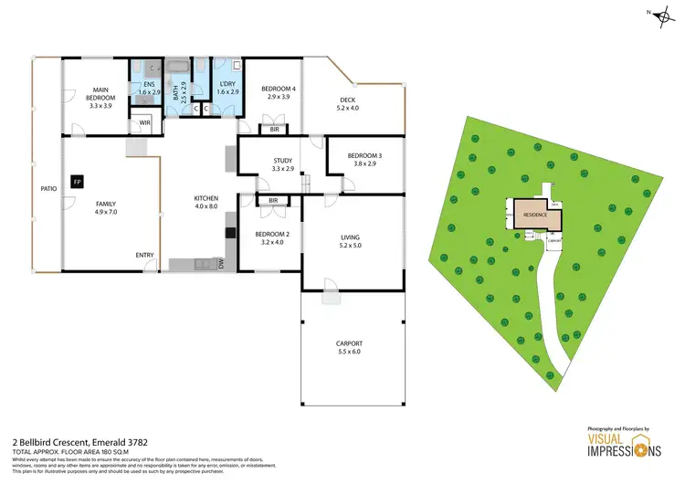 Floorplan of Homely house listing, 2 Bellbird Crescent, Emerald VIC 3782