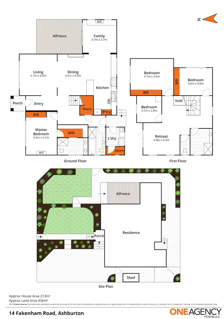 Floorplan of Homely house listing, 14 Fakenham Road, Ashburton VIC 3147