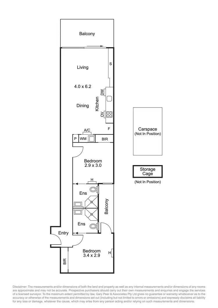 Floorplan of Homely apartment listing, 105/193 Mckinnon Road, Mckinnon VIC 3204