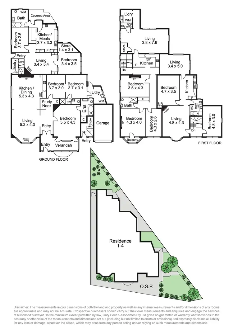 Floorplan of Homely block of units listing, 1-4/16 Eildon Road, St Kilda VIC 3182