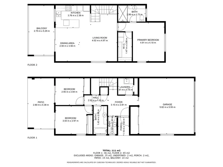Floorplan of Homely semi-detached listing, 51/25 Corella Road, Gympie QLD 4570