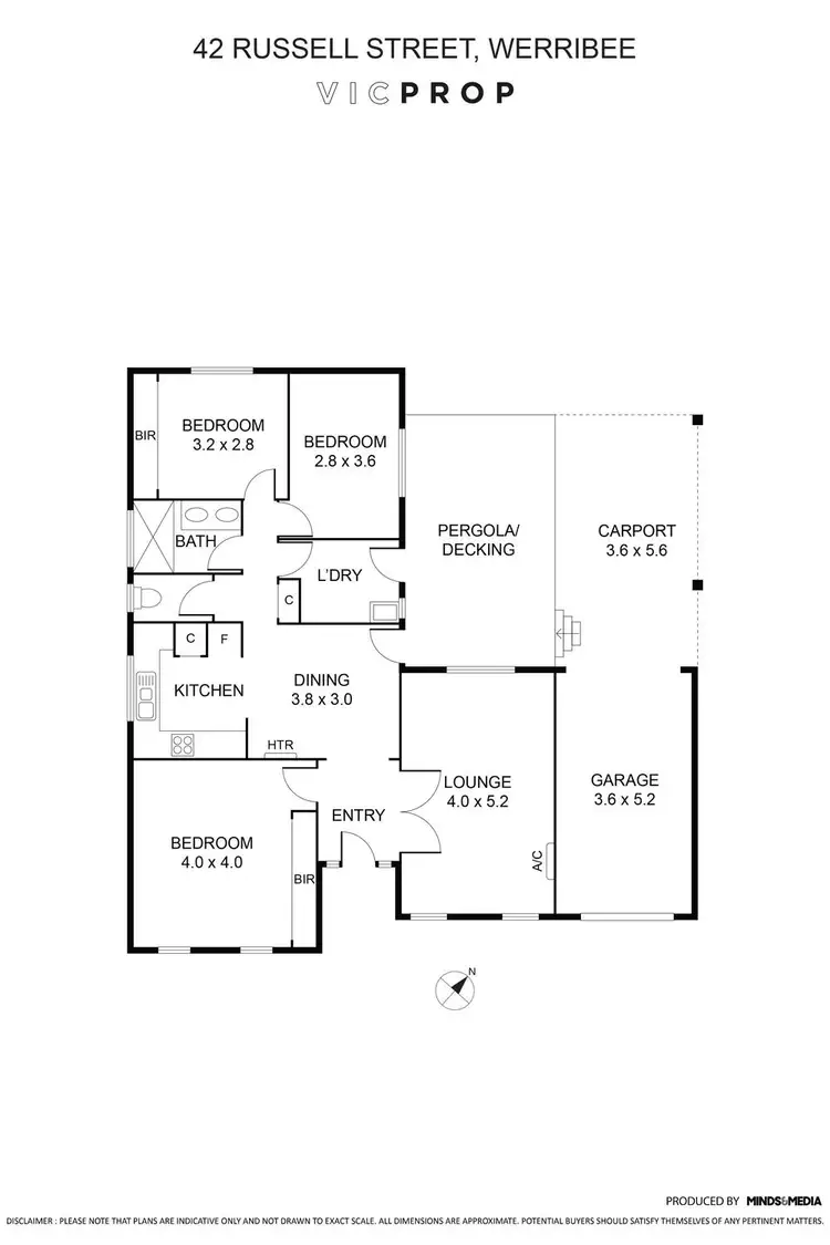 Floorplan of Homely house listing, 42 Russell Street, Werribee VIC 3030