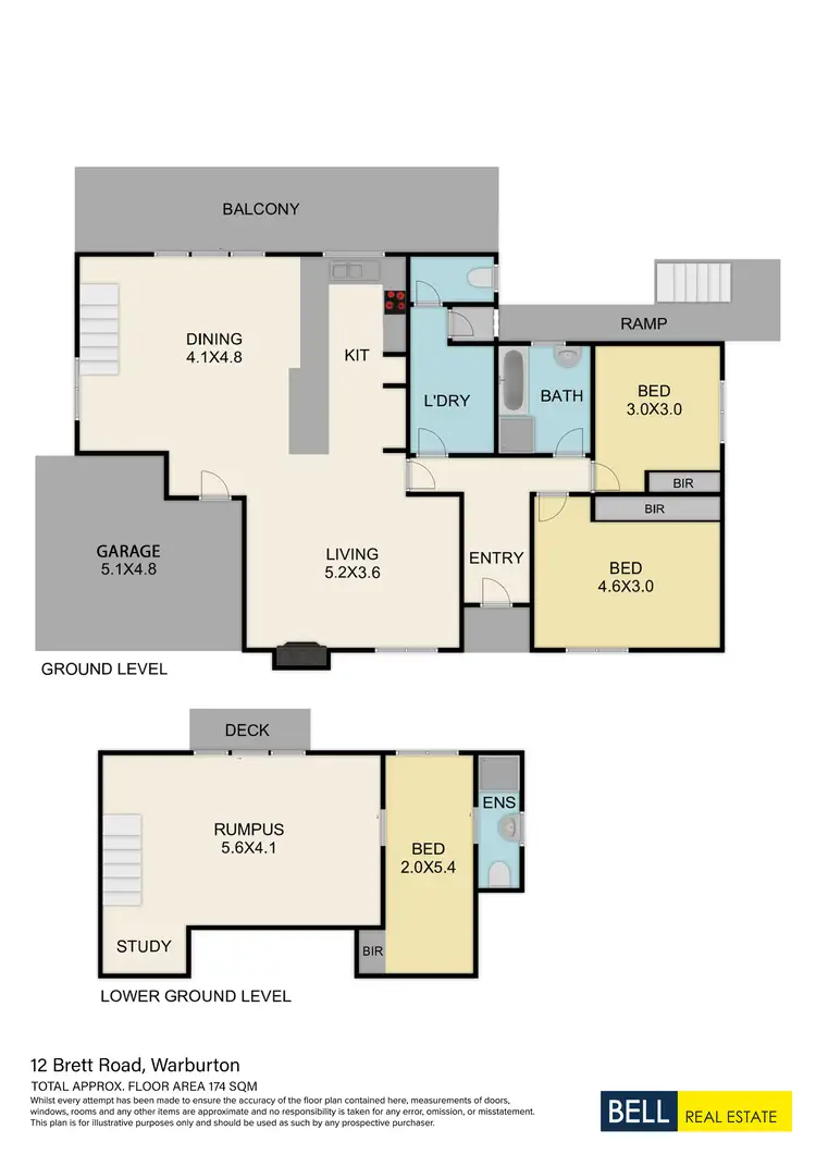 Floorplan of Homely house listing, 12 Brett Road, Warburton VIC 3799