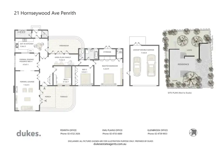 Floorplan of Homely house listing, 21 Hornseywood Avenue, Penrith NSW 2750