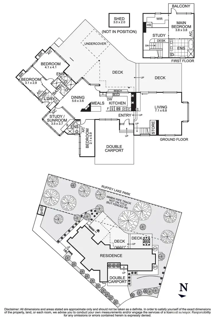 Floorplan of Homely house listing, 5 Noorilim Close, Templestowe VIC 3106