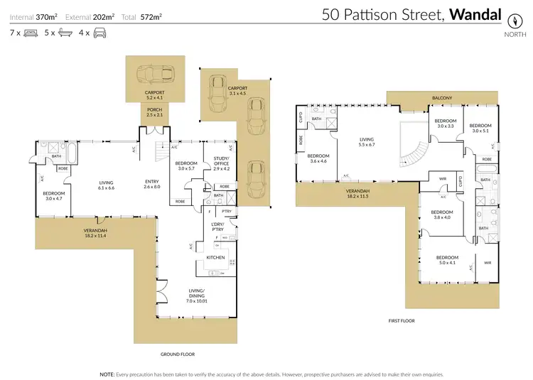 Floorplan of Homely house listing, 50 Pattison Street, Wandal QLD 4700