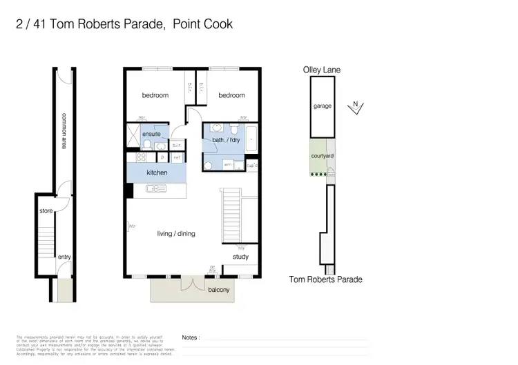 Floorplan of Homely house listing, 2/41 Tom Roberts Parade, Point Cook VIC 3030