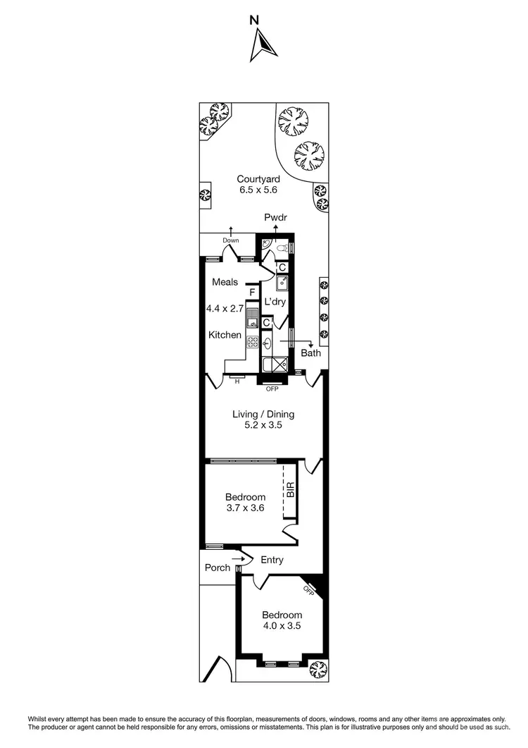 Floorplan of Homely house listing, 85 Peel Street, Windsor VIC 3181