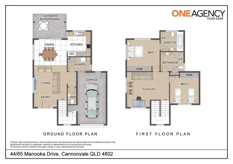 Floorplan of Homely townhouse listing, 44/65 Manooka Drive, Cannonvale QLD 4802