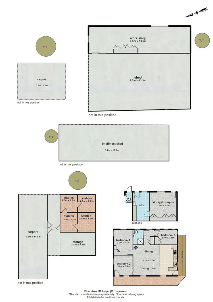 Floorplan of Homely rural property listing, 33 Coulson Road, Monbulk VIC 3793