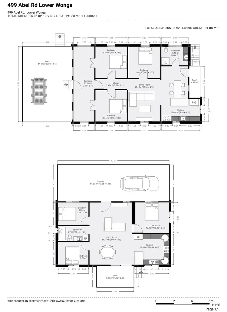 Floorplan of Homely rural property listing, 499 Abel Road, Lower Wonga QLD 4570