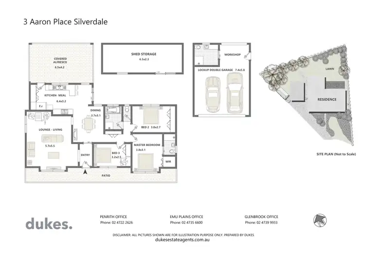 Floorplan of Homely house listing, 3 Aaron Place, Silverdale NSW 2752