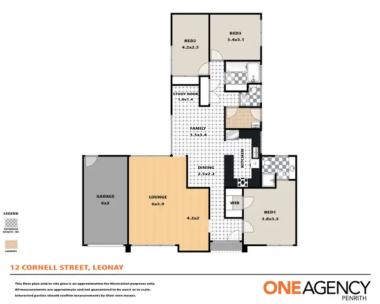 Floorplan of Homely house listing, 12 Cornell Street, Leonay NSW 2750