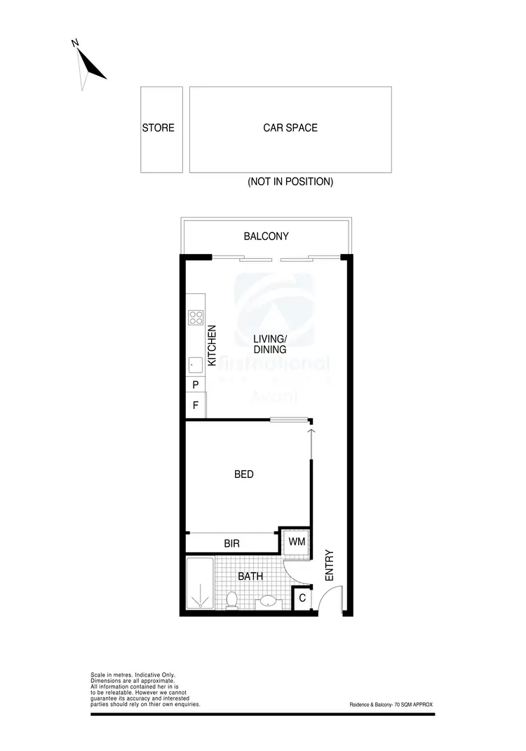 Floorplan of Homely apartment listing, 211/2 Mcgoun Street, Richmond VIC 3121