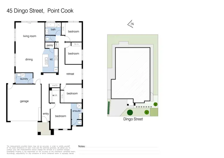 Floorplan of Homely house listing, 45 Dingo Street, Point Cook VIC 3030