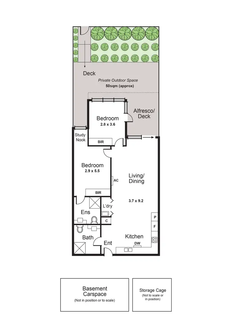 Floorplan of Homely apartment listing, 10/25 Truganini Road, Carnegie VIC 3163
