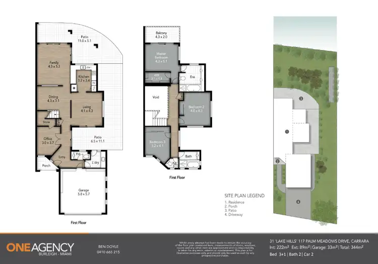Floorplan of Homely villa listing, 31/117 Palm Meadows Drive, Carrara QLD 4211