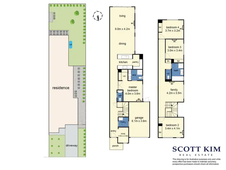 Floorplan of Homely townhouse listing, 5A Shakespeare Grove, Heidelberg Heights VIC 3081