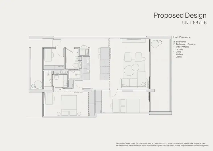 Floorplan of Homely apartment listing, Address available on request