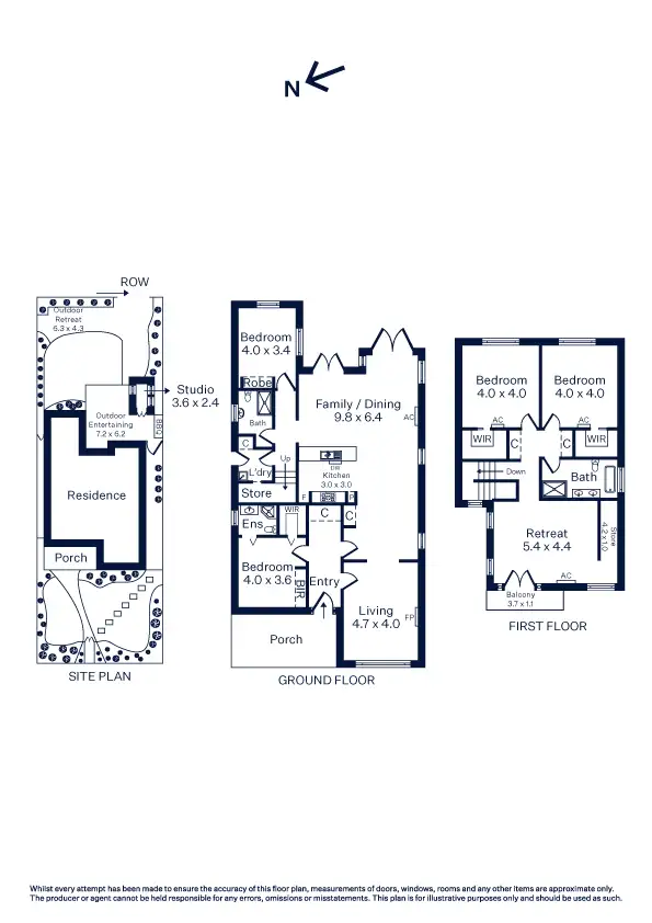 Floorplan of Homely house listing, 42 Bayview Street, Williamstown VIC 3016