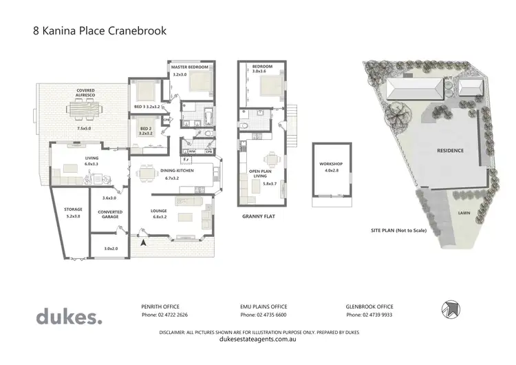 Floorplan of Homely house listing, 8 Kanina Place, Cranebrook NSW 2749